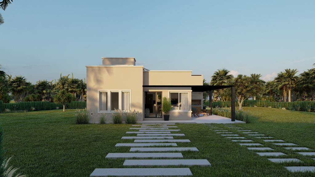 Vista casa modelo